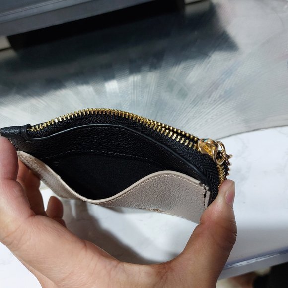 Anne Klein Thin Wallet Coin Purse Super Thin Convenient Keychain Ring - Picture 7 of 9